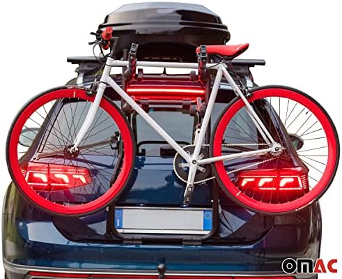 OMAC 3 מתלה אופניים עבור פולקסווגן טיגואן II AllSpace -2023 שחור | מטען רכב הרכבה על אופניים מנשא